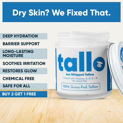 4oz Whipped Tallow Moisturizer